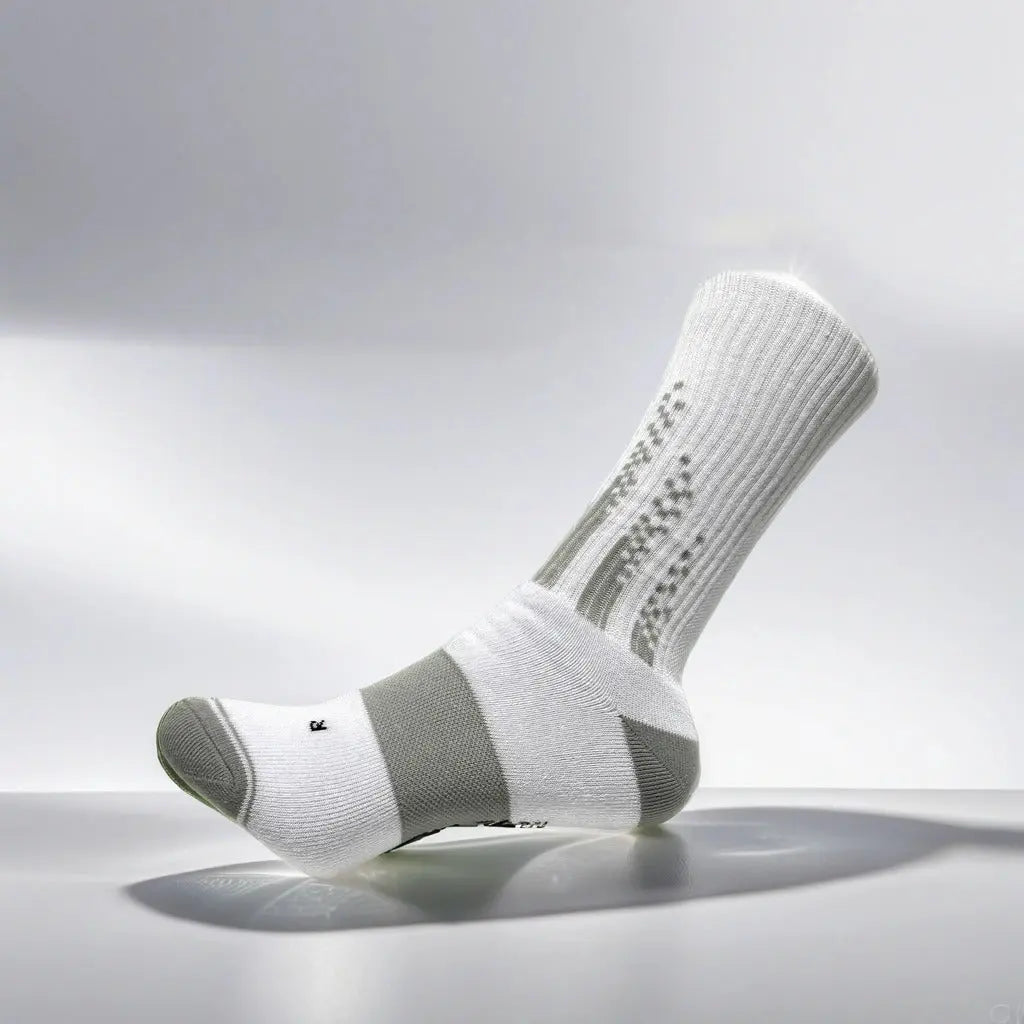 Active Rock Padel Sock Crew White/Grey