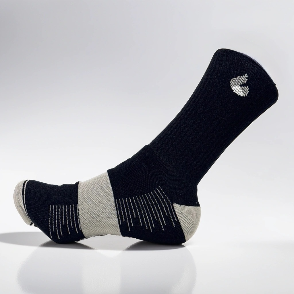 Tennis Socks Crew Black/Grey
