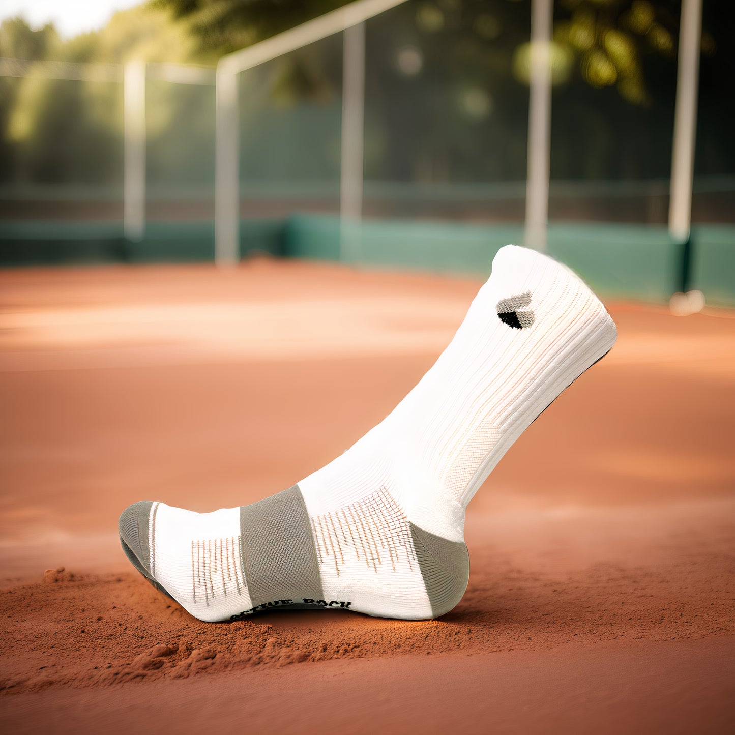 Tennis Socks Crew White/Grey
